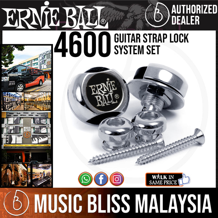 Ernie Ball 4600 Super Locks Set - Nickel (P04600) - Music Bliss Malaysia