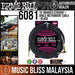 Ernie Ball 6081 10' Braided Straight / Angle Instrument Cable -  Black (P06081) - Music Bliss Malaysia