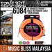Ernie Ball 6084 18' Braided Straight / Angle Instrument Cable - Neon Orange (P06084) - Music Bliss Malaysia