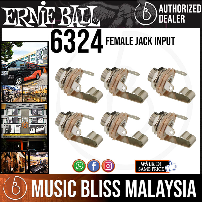 Ernie Ball 6324 Female Jack Input - Music Bliss Malaysia