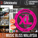 D’Addario ECB81 Chromes Long Scale Bass Strings - .045-.100 Light - Music Bliss Malaysia