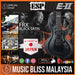 ESP E-II FRX, Flame Maple Top with Hardshell Case - Black Satin [Made in Japan] - Music Bliss Malaysia