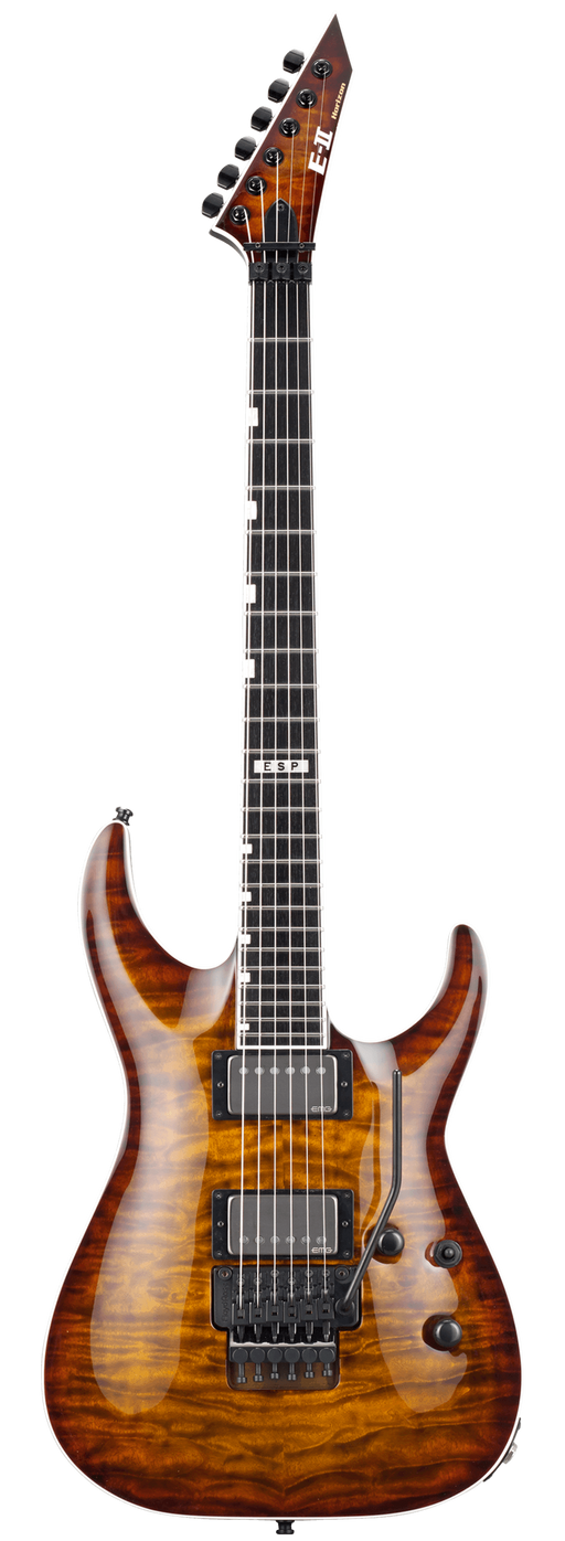 ESP E-II Horizon FR-II - Tiger Eye Sunburst [Made in Japan] - Music Bliss Malaysia