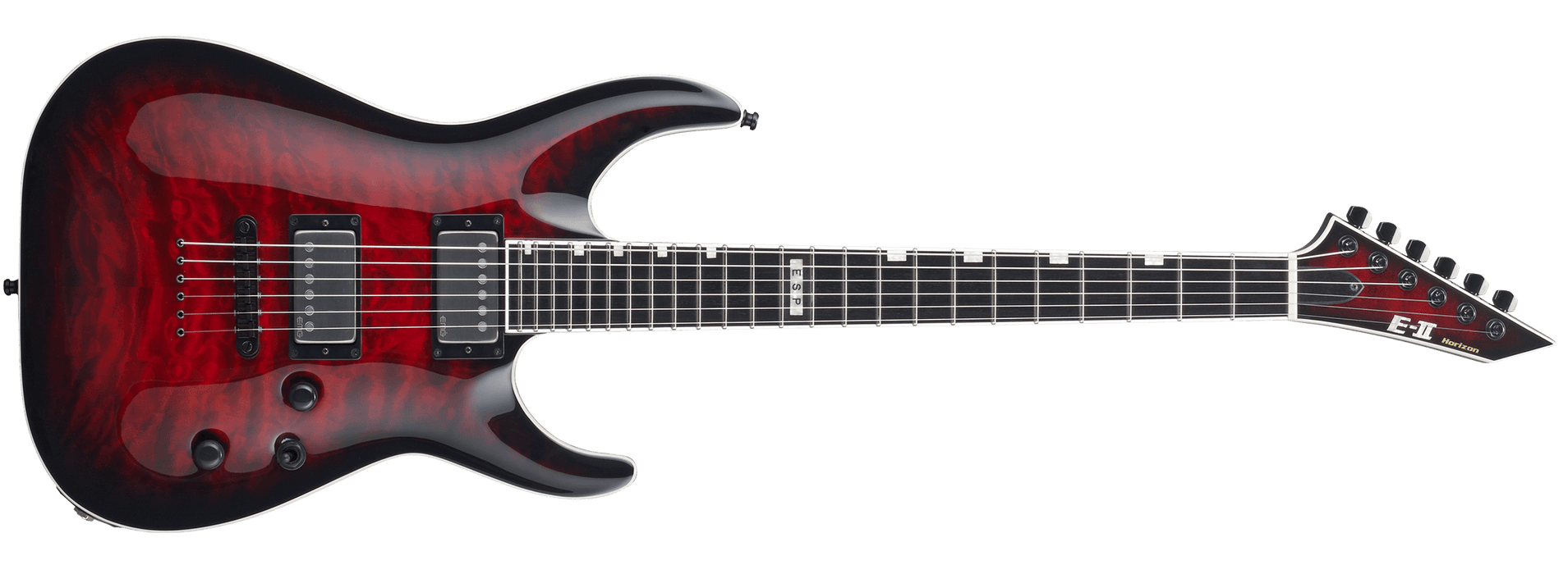 ESP E-II Horizon NT-II - See Thru Black Cherry Sunburst [Made in Japan] - Music Bliss Malaysia