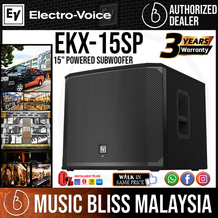 EV Electro-Voice EKX-15SP 1300W 15" Powered Subwoofer (Electro Voice EKX15SP) *Everyday Low Prices Promotion* - Music Bliss Malaysia