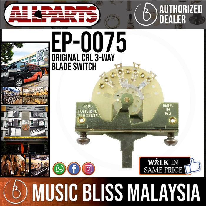 ALLPARTS EP-0075-000 Original CRL 3-Way Switch (EP0075000) - Music Bliss Malaysia