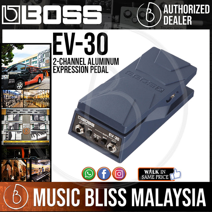 Boss EV-30 Dual Expression Pedal (EV30) - Music Bliss Malaysia