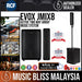 RCF EVOX JMIX8 Active 12" 2-Way 1400W Portable Line Array PA System with 8-Input Mixer - Black (EVOXJMIX8) - Music Bliss Malaysia