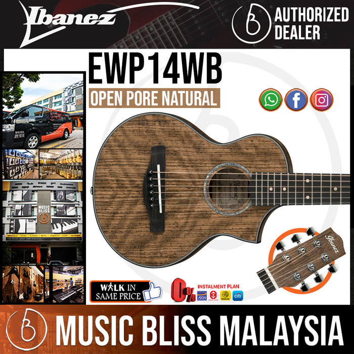 Ibanez EWP14WB Guitarlele Open Pore Natural EWP14WB OPN Music Bliss Malaysia