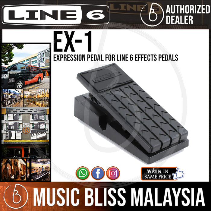 Line 6 EX-1 Expression Pedal (LINE6 EX1) - Music Bliss Malaysia