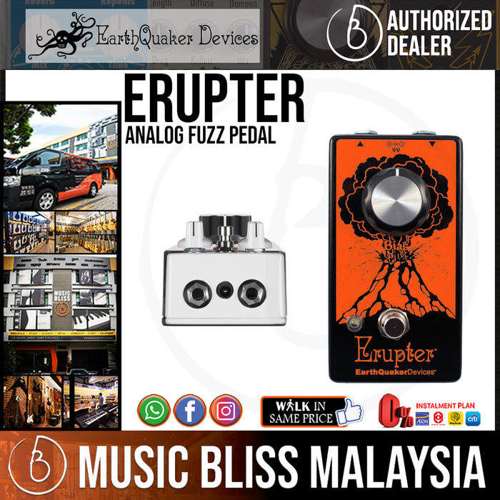 EarthQuaker Devices Erupter Fuzz Pedal - Music Bliss Malaysia