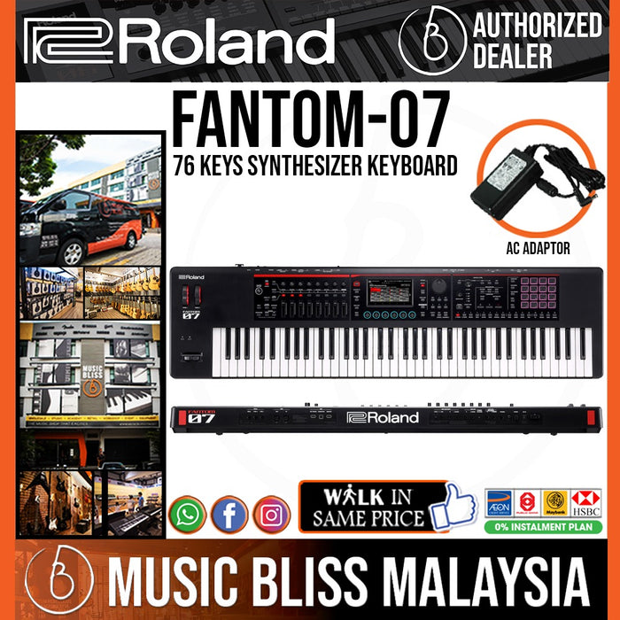 Roland FANTOM-07 Music Workstation - Music Bliss Malaysia