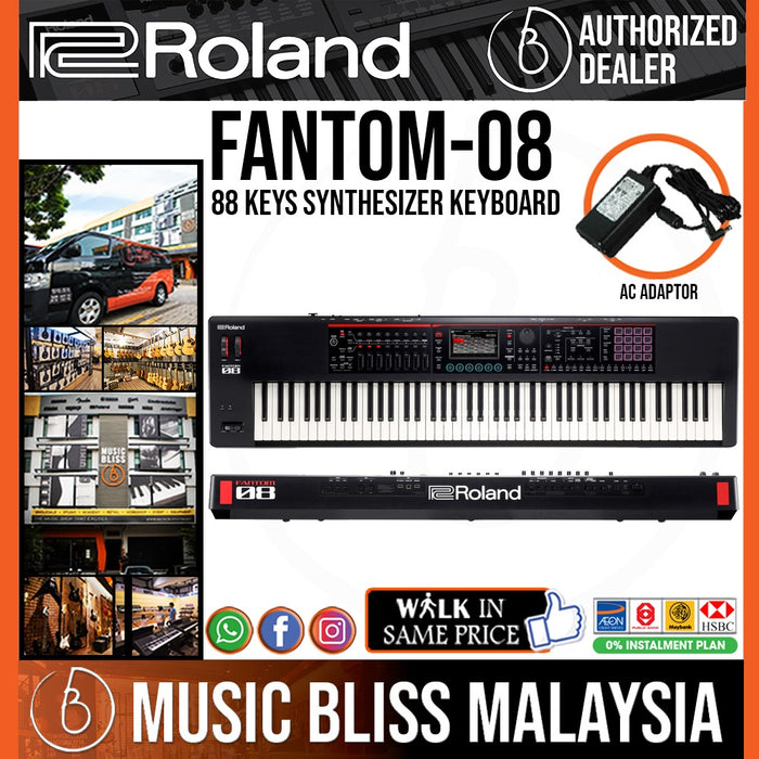 Roland FANTOM-08 Music Workstation (FANTOM 08) - Music Bliss Malaysia