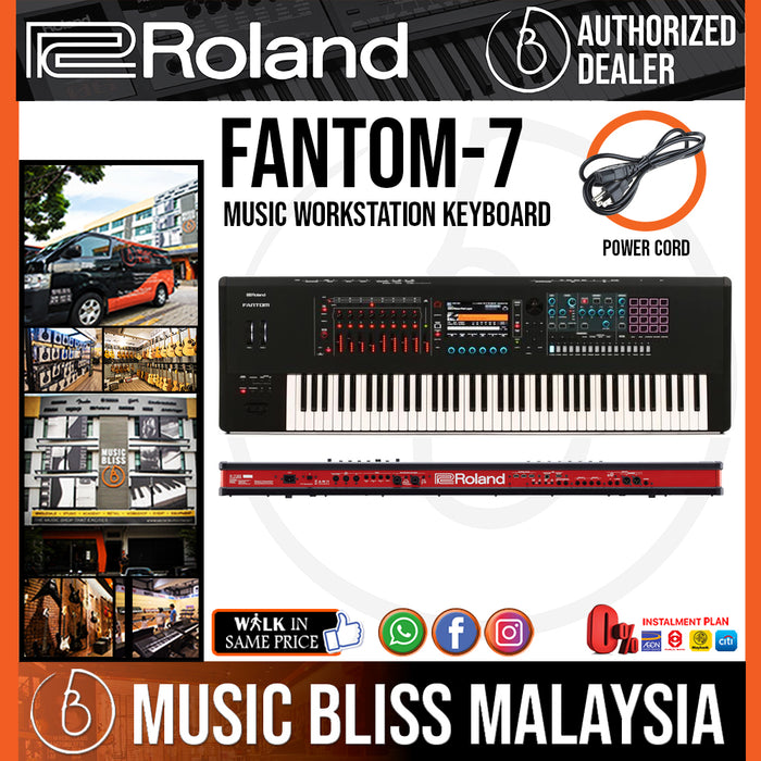 Roland FANTOM-7 Music Workstation Keyboard (Fantom 7 Fantom7) - Music Bliss Malaysia