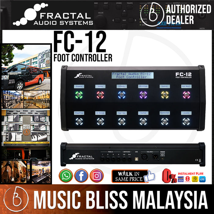 Fractal Audio FC-12 Foot Controller (FC12) *CMCO Promotion* - Music Bliss Malaysia