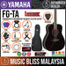 Yamaha FG-TA TransAcoustic Dreadnought Acoustic-Electric Guitar w/FREE Gator GB-4G Acoustic Guitar Bag - Black - Music Bliss Malaysia