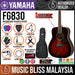 Yamaha FG830 Dreadnought Acoustic Guitar w/FREE Gator GB-4G Acoustic Guitar Bag - Tobacco Brown Sunburst - Music Bliss Malaysia