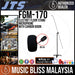 JTS FGM-170 Electret Floor Stand Microphone with Carbon Boom and JTS MS-G5 Windscreen - Music Bliss Malaysia