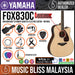 Yamaha FGX830C Dreadnought Cutaway Acoustic-Electric Guitar - Natural - Music Bliss Malaysia