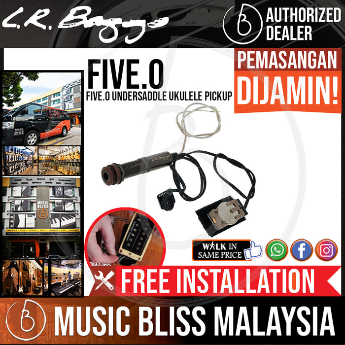 LR Baggs FIVE.O Undersaddle Ukulele Pickup *Crazy Sales Promotion* - Music Bliss Malaysia