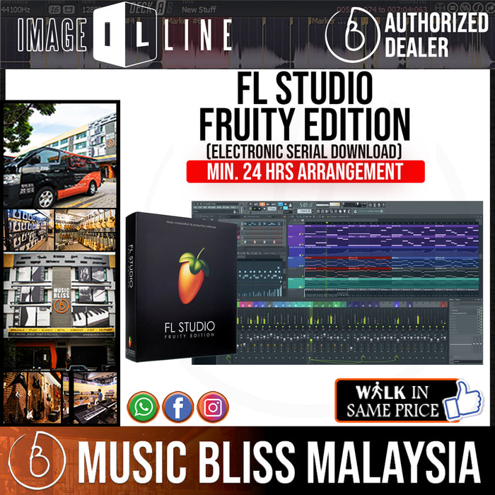 Image-Line FL Studio 20 Fruity Edition (Electronic Serial Download) - Music Bliss Malaysia