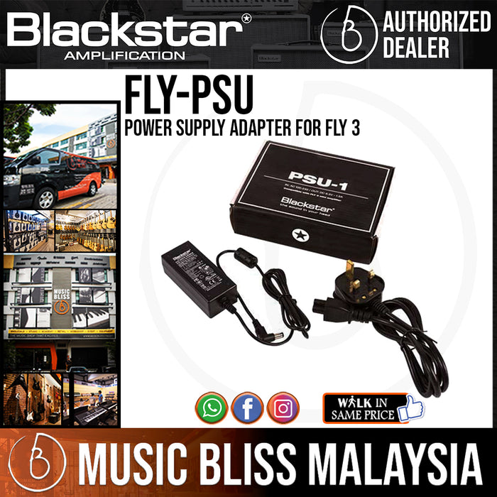Blackstar FLY PSU Power Supply Adapter For Fly 3 (FLY-PSU / PSU-1 / PSU1 / FLY3) - Music Bliss Malaysia