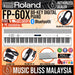 Roland FP-60X 88-key Digital Piano Musician Package with RH-5 Headphone and DP-10 Pedal - White (FP60X / FP 60X) - Music Bliss Malaysia