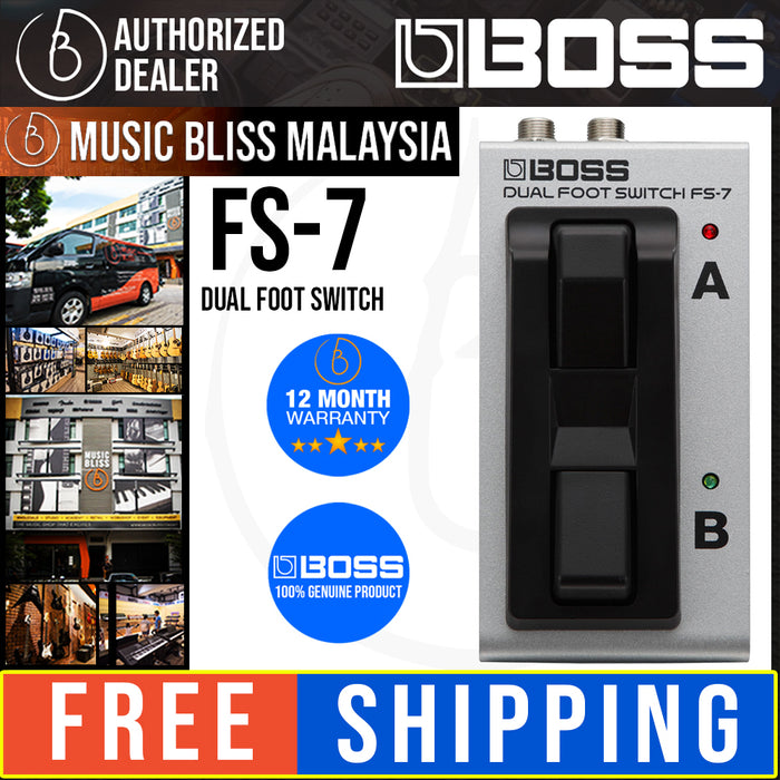 Boss FS-7 Dual Foot Switch - Music Bliss Malaysia