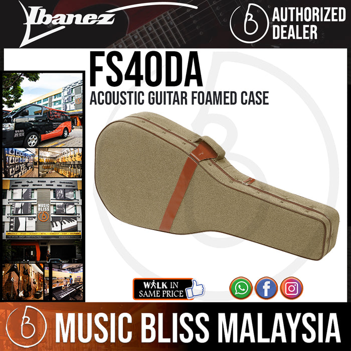Ibanez FS40DA Acoustic Guitar Foamed Case for AW, AVD, V, PF, PF1512 - Music Bliss Malaysia