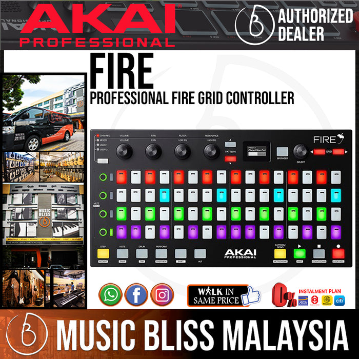 Akai Professional Fire Grid Controller for FL Studio - Music Bliss Malaysia