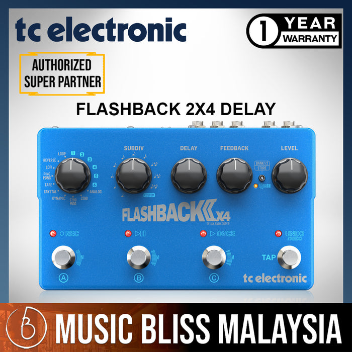 TC Electronic Flashback 2 X4 Delay and Looper Pedal *Crazy Sales Promotion* - Music Bliss Malaysia