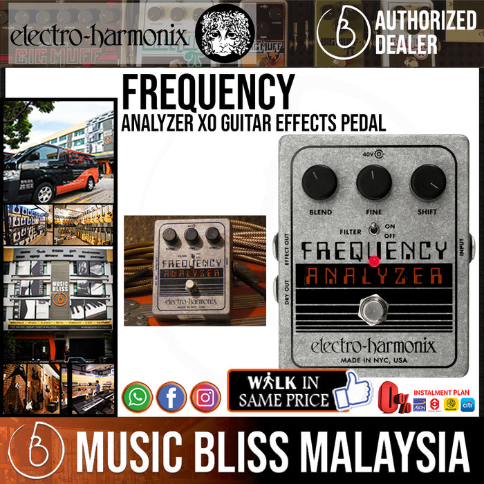 Electro Harmonix Frequency Analyzer XO Guitar Effects Pedal (Electro-Harmonix / EHX) - Music Bliss Malaysia