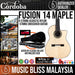 Cordoba Fusion 14 Maple - Solid European Spruce Top, Flamed Maple Back & Sides, With Gator Guitar Case - Music Bliss Malaysia