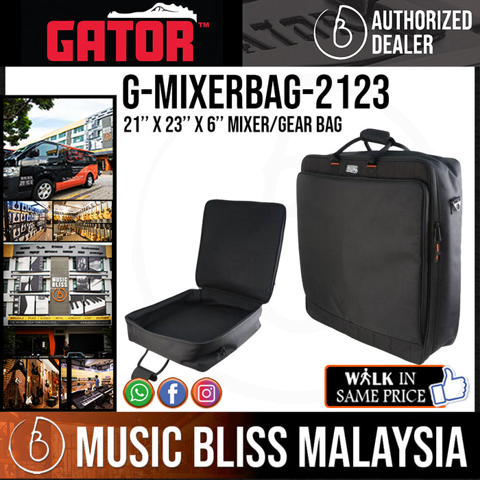 Gator G-MIXERBAG-2123 21x23 x 6 Durable Padded Mixer Bag *Crazy Sales Promotion* - Music Bliss Malaysia