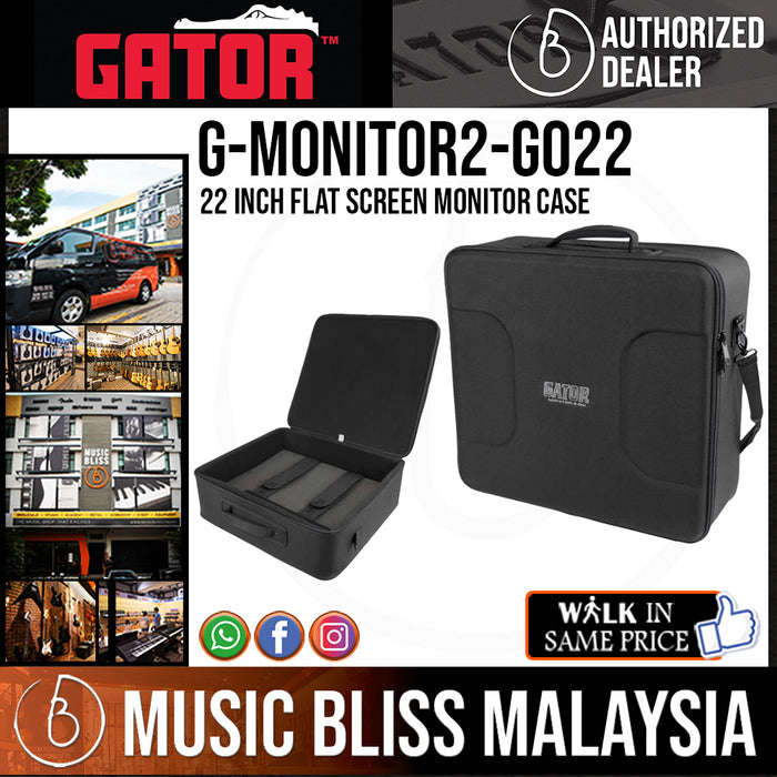Gator G-MONITOR2-GO22 22 Inch Flat Screen Monitor Case - Music Bliss Malaysia