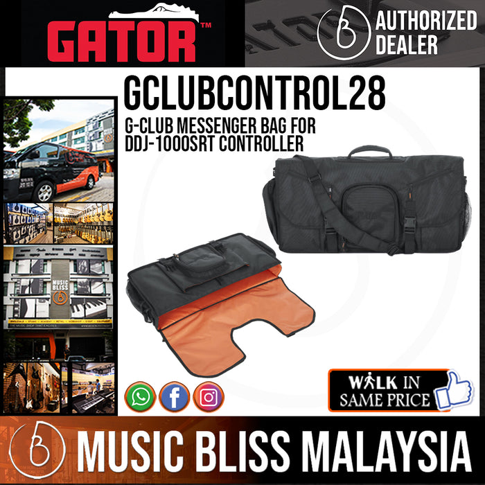 Gator G-Club Messenger Bag For DDJ-1000SRT Controller - Music Bliss Malaysia