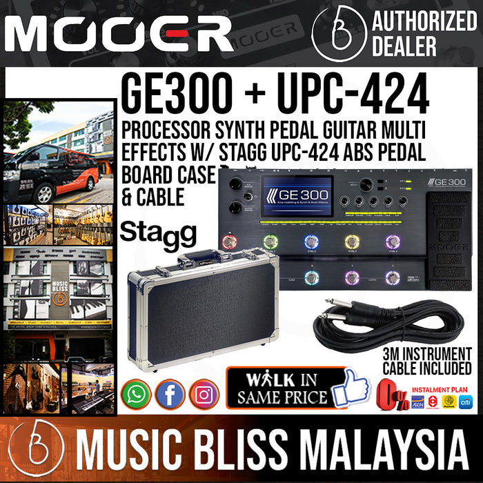 Mooer GE300 Amp Modelling Processor Synth Pedal Guitar Multi Effects