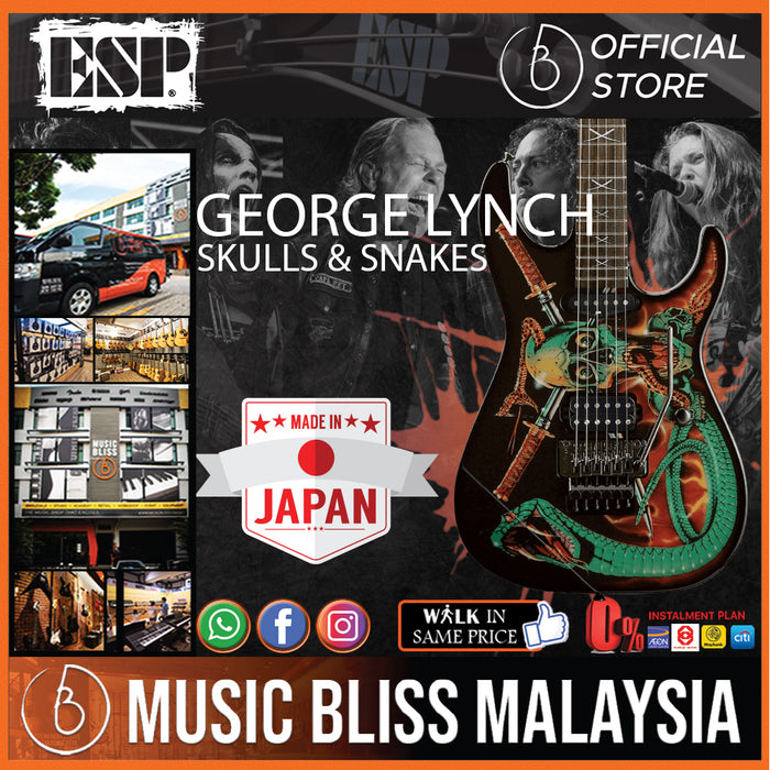 ESP George Lynch - Skull and Snakes - Music Bliss Malaysia