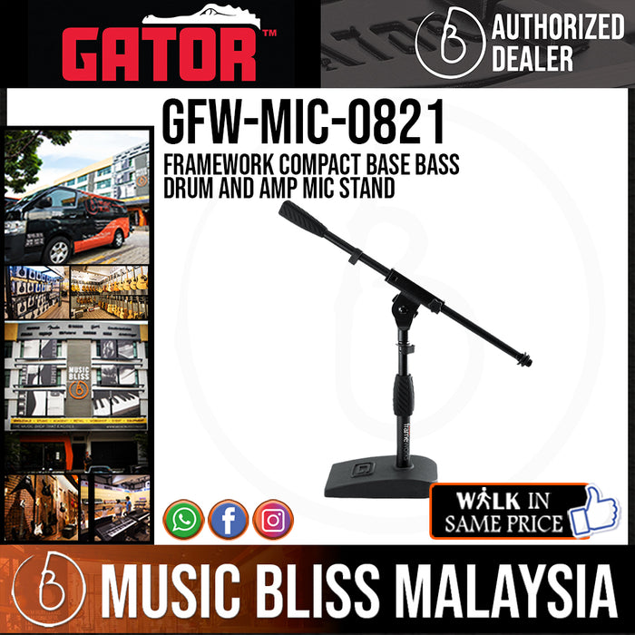 Gator Frameworks GFW-MIC-0821 - Stand Per Microfono Da Grancassa