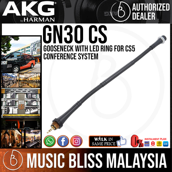 AKG GN30 CS Gooseneck with LED Ring for CS5 Conference System (GN-30 / GN 30) *Everyday Low Prices Promotion* - Music Bliss Malaysia