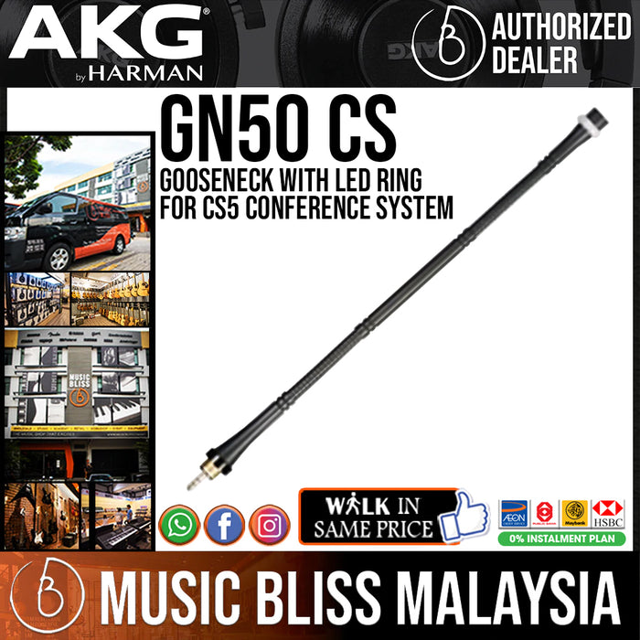 AKG GN50 CS Gooseneck with LED Ring for CS5 Conference System - Music Bliss Malaysia