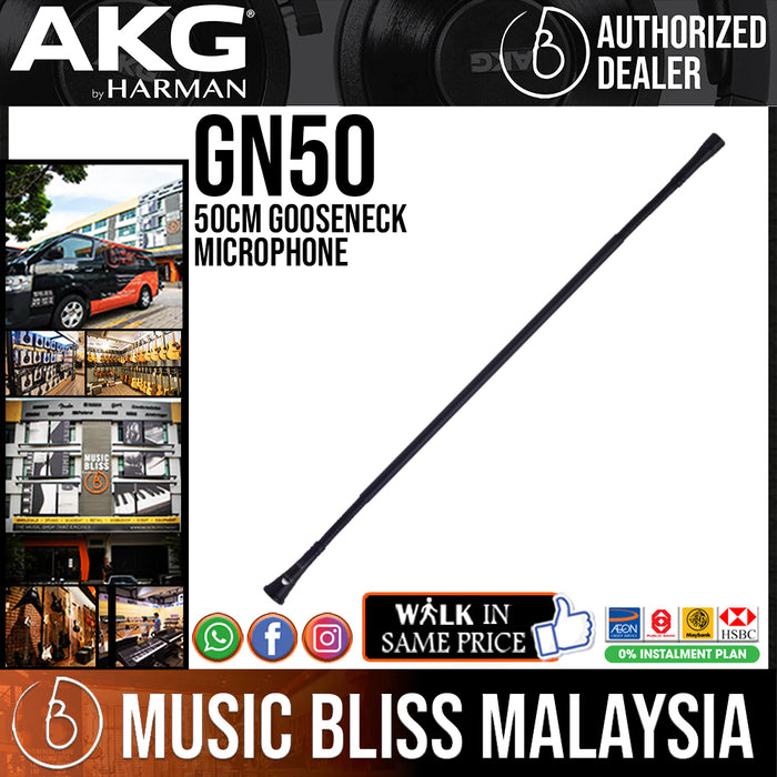 AKG GN50 Gooseneck Microphone, 50cm - Music Bliss Malaysia