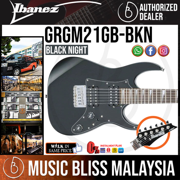 Ibanez GRGM21GB miKro - Black Night - Music Bliss Malaysia