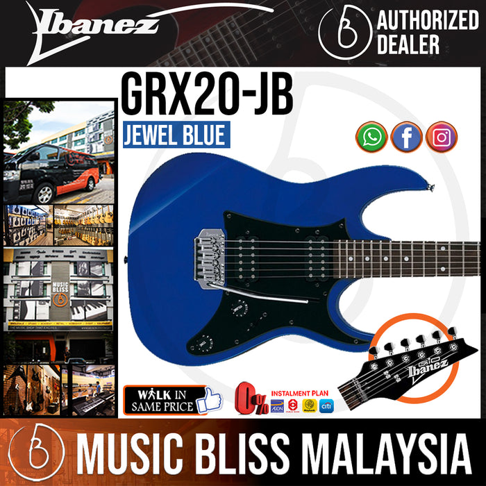 Ibanez GIO GRX20 - Jewel Blue (GRX20-JB) - Music Bliss Malaysia