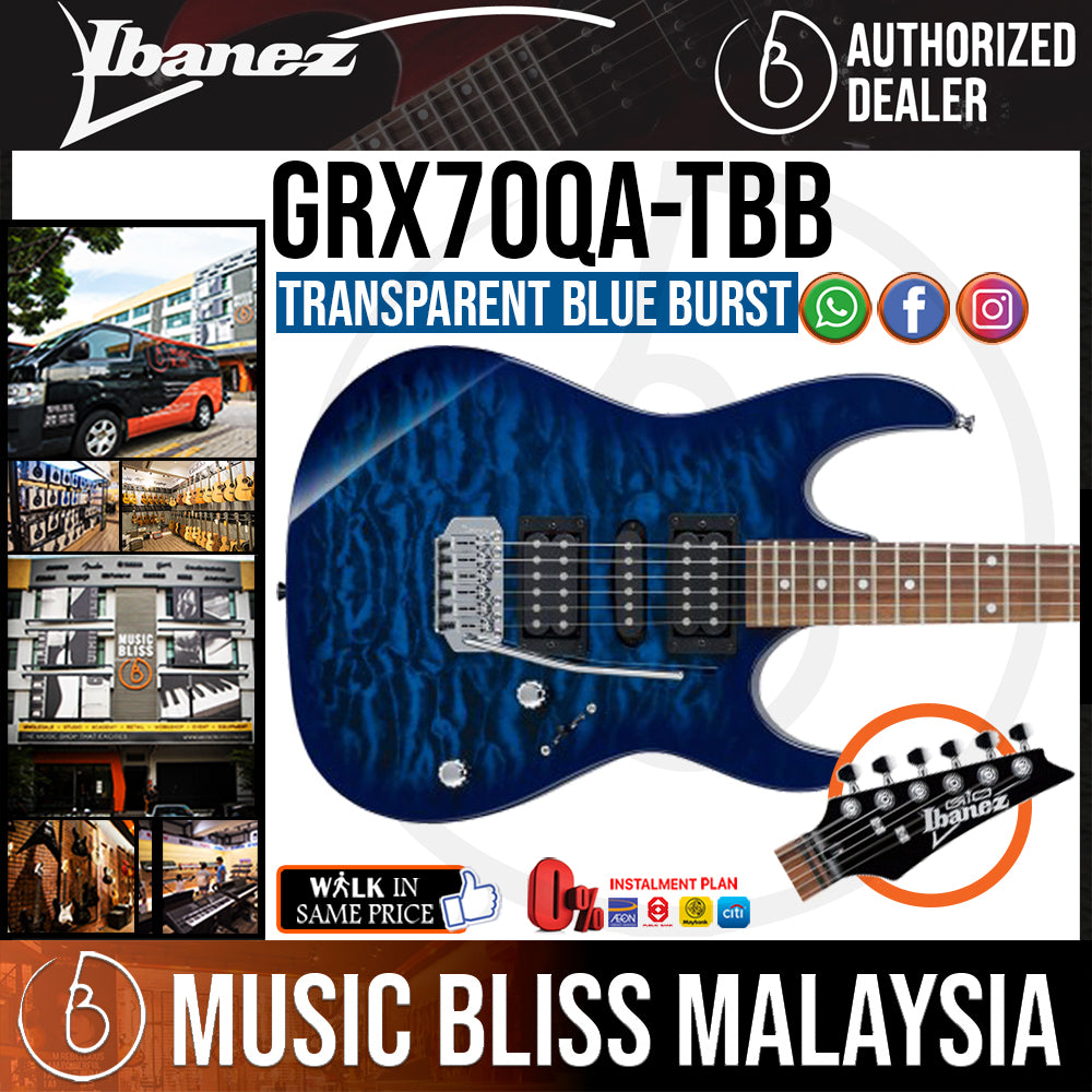 Ibanez grx70qa blue discount