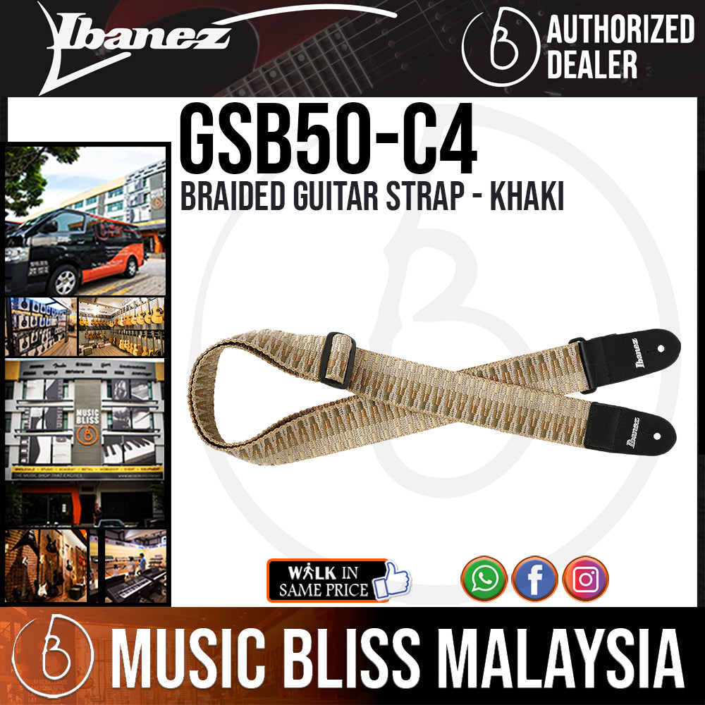 Ibanez GSB50-C4 Gitarrengurt – Verstellbar, Gewebt, 50 Mm Breit, Bis 170 Cm
