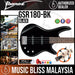 Ibanez Gio GSR180 4-String Bass Guitar - Black (GSR180-BK) - Music Bliss Malaysia