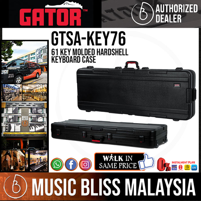 Gator GTSA-KEY76 TSA Series Keyboard Case *Crazy Sales Promotion* - Music Bliss Malaysia