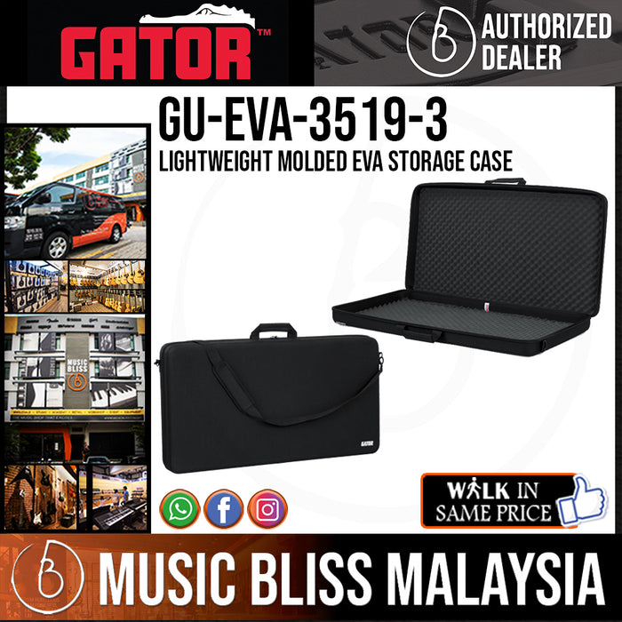 Gator GU-EVA-3519-3 Lightweight Molded EVA Storage Case, Fits Pioneer DDJ-SZ and Equipment up to 35"x19"x3" - Music Bliss Malaysia
