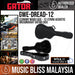 Gator GWE-DREAD-12 Economy Wood Case - 12-string Acoustic Dreadnought Guitar Case - Music Bliss Malaysia